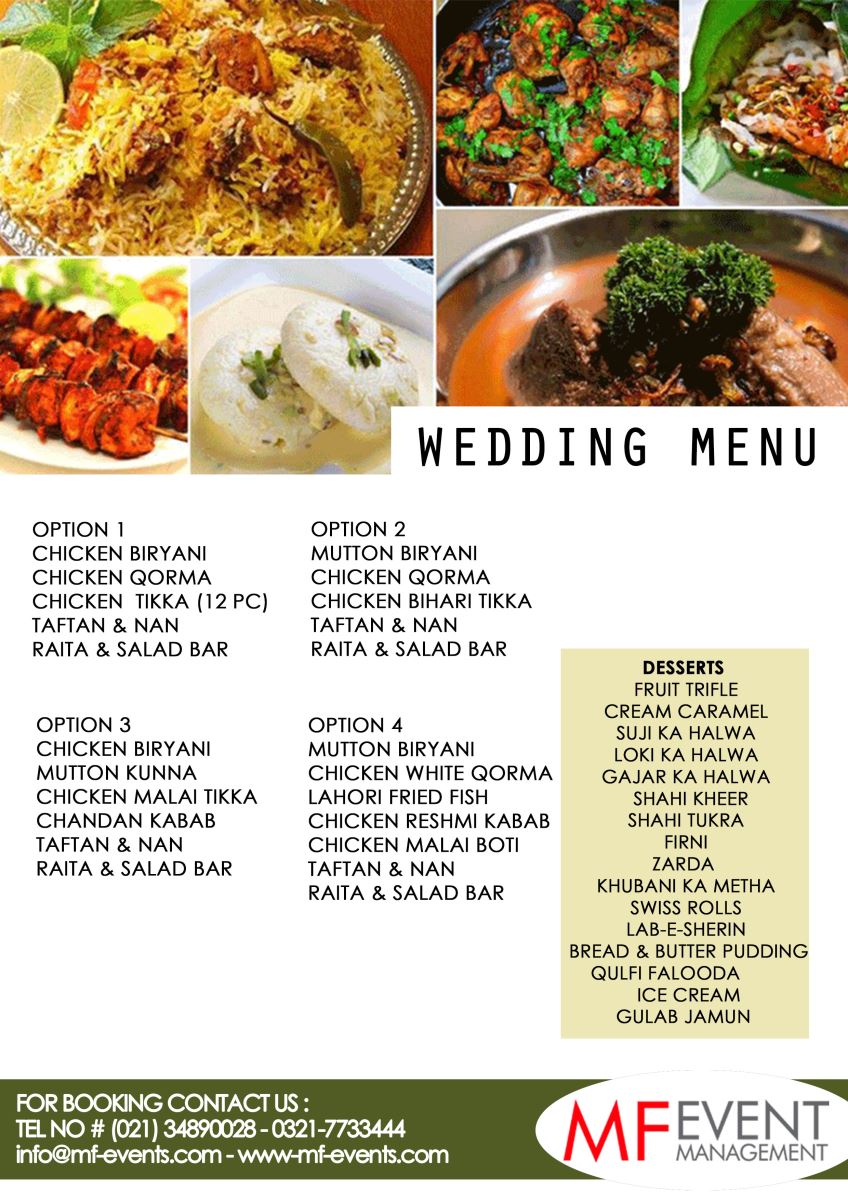 Pakistani Traditional Wedding Menu MF Event Management pakistani-traditional-wedding-menu-mf-event-management